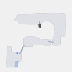 TerraMow V1000, V600, and Mini 500 Review: Robotic Lawn Mowers Without RTK and Lidar? 56 A smartphone screenshot shows the outline of a map with blue markers and a black icon labeled “Base Station Settings.” There are two options here: “Set a custom path to the lawn” and “Move the charging station.” The user interface appears to be for a robotic lawn mower whose battery is 78% charged. www.commaik.de