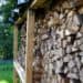 dscn7003 - Bau des Brennholz-Lagerregales im Garten